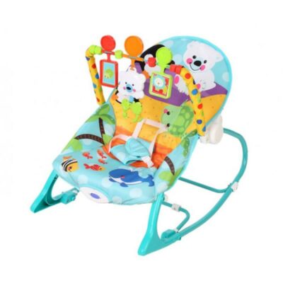 Hamaca Vibración-Sonido Azul Kiokids