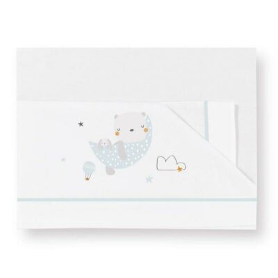 Juego Sabanas Cuna 60X120 Volare Gris/b