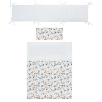 FUNDA NORDICA+PROTECTOR+F.ALMOHADA 100X135 (CUNA 60X120) AFRICA