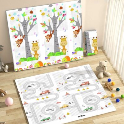 Alfombra de juegos reversible Fancy Jirafa M.S 180×200