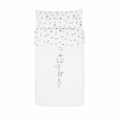 NORDICO+PROTECTOR+RELLENO CUNA 60X120 ANIMALS PETITPRAIA